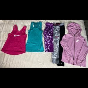 Nike girls 6 item lot small